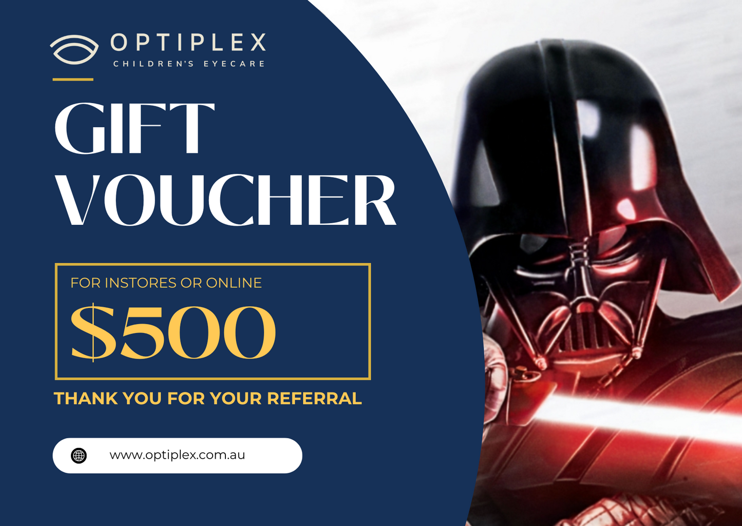 Optiplex Children's Eyecare Gift Card