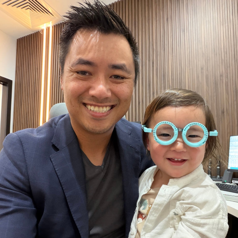 Child eye examination at Optiplex